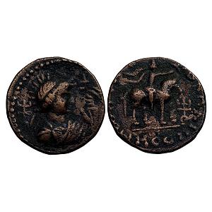 Ancient Kushanas Soter Megas Copper Unit