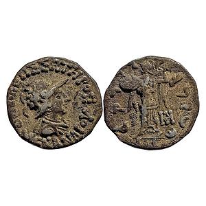 Ancient Indo-Greeks Menander I Silver Drachm