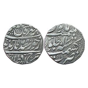 IK Durrani Taimur Shah Kashmir Mint Silver Rupee