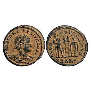 Ancient World Roman Empire Constantine I Antioch Mint Copper Follis