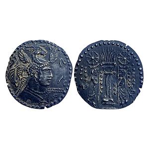 Ancient Kabul region Nezak Huns Napki Malka Copper Unit