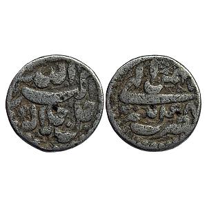 Mughal Akbar Ilahi Month Bahman (Aquarius) Patna Mint Silver Rupee