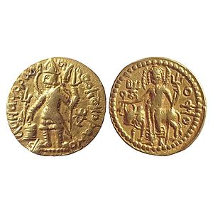 Ancient Kushanas Vasudeva Gold Dinar