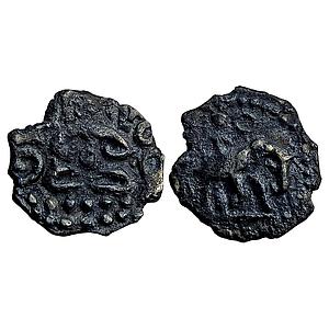 Hindu Medieval Rashtrakutas Amoghavarsha Silver Dramma