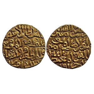 Delhi Sultan Firuz Shah Tughluq Gold Tanka