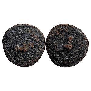 Ancient Indo-Scythians Azes II Copper Unit