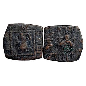 Ancient Indo-Scythians Spalirises Copper Unit