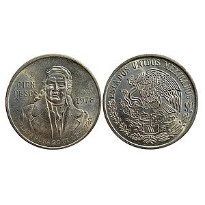 Mexico United Mexican States Silver (.720) Cien (100) Pesos