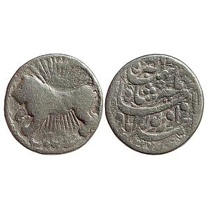 Mughal Jahangir 'Leo' sign Ahmadabad Mint Zodiac Silver Rupee