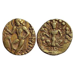 Ancient Guptas Kumaragupta I Kartikeya type Gold Dinar