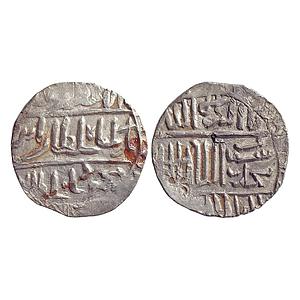 Bengal Sultan Rukn Al-Din Barbak Shah Three Chambers Type No Mint Silver Tanka