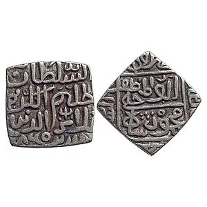 Malwa Sultanate Ala ud-din Mahmud Shah I Hadrat Shadiabad Mint Silver Tanka