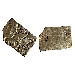 Ancient Punch Marked Coinage Nanda empire from lower Middle Ganga Valley Series IVd Silver