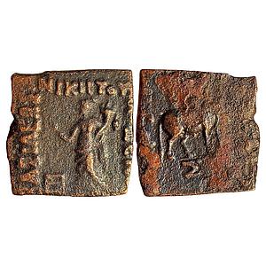Ancient Indo-Greeks Philoxenus Copper Unit