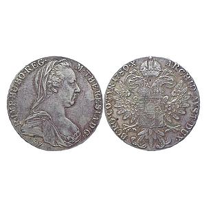 Austria Habsburg Maria Theresia Silver 1 Thaler