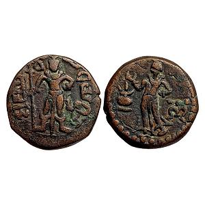 Ancient Yaudheyas tribes of Punjab Copper Karshapana
