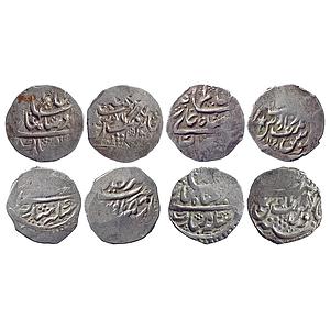 IPS, Garhwal, Pradip Shah, INO Shah Alam II, Srinagar Mint, Set of 4 coins, Silver Timasha