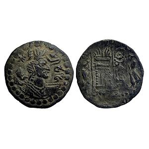 Ancient Kabul region Nezak Huns Shri Shahi Copper Unit