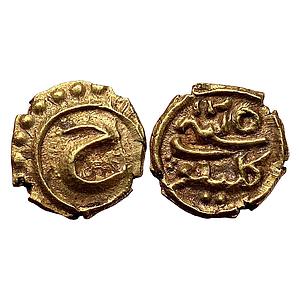 IK Mysore Tipu Sultan Kalikut Mint Gold Fanam