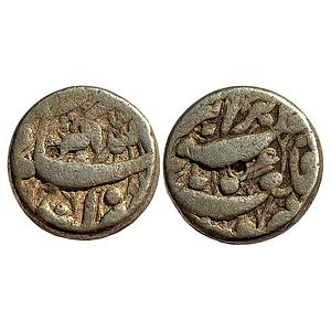 Mughal Akbar Qila Bandu Mint Silver Rupee
