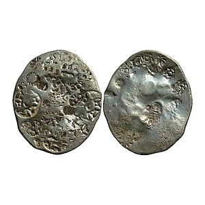 Ancient Archaic Punch Marked Coinage Kashi Mahajanapada from middle Ganga valley Silver Vi
