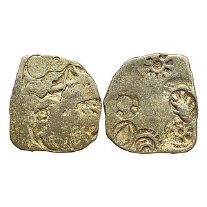Ancient Archaic Punch Marked Coinage Kosala Mahajanapada from middle Ganga valley Silver 1