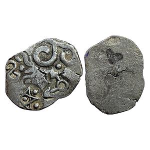 Ancient Archaic Punch Marked Coinage Kosala Mahajanapada from middle Ganga valley Silver 1