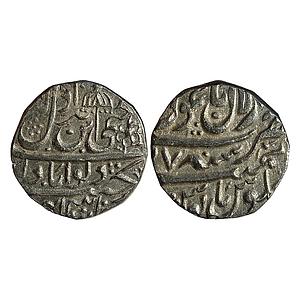 IK Jammu Ranjit Dev Dar ul-Aman Jammu Mint Silver Rupee