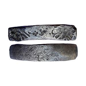 Ancient Punch Marked Coinage Gandhara Mahajanapada Bent Bar Silver 1 Shatamana