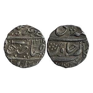 IPS Gwalior State INO Shah Alam II Jean Baptiste Filose Shadhora or Sabalgarh Mint Silver 