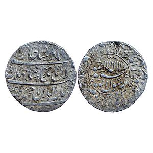 Mughal Shah Jahan Akbarabad Mint Silver Rupee