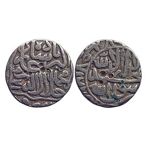 Mughal Akbar Narnol Mint Silver Rupee