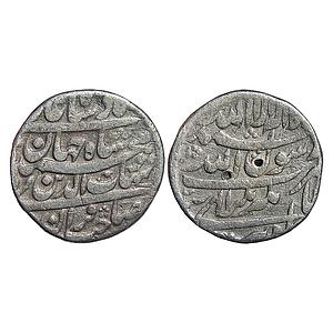 Mughal Shah Jahan Jahangirnagar Mint Dhaka Month Tir Silver Rupee