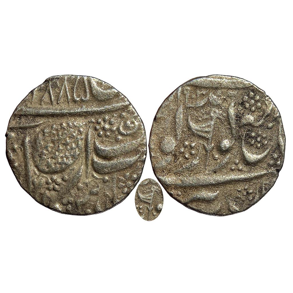 IK Sikh Empire Duleep Singh VS 1885 Amritsar Mint Nanakshahi Couplet Silver Rupee