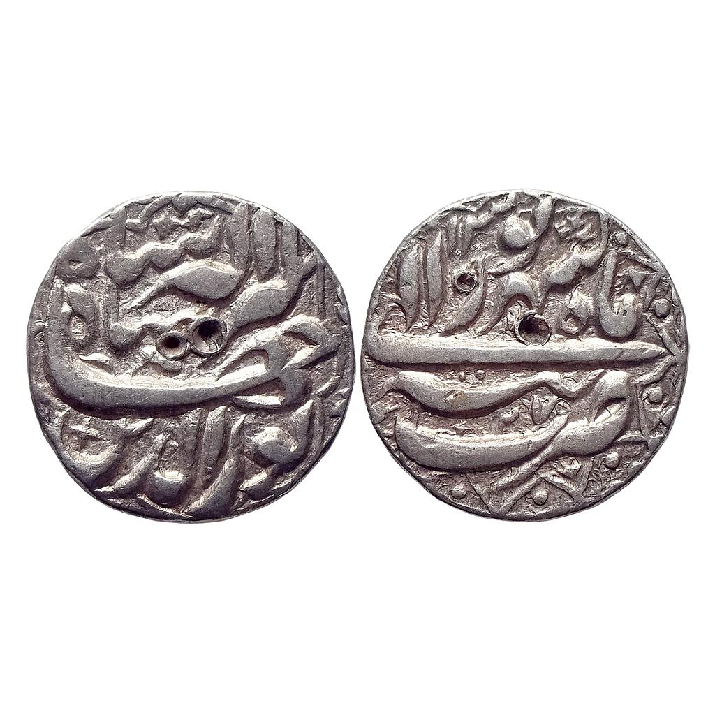 Mughal Jahangir Tatta Mint Ilahi Month Shahrewar Virgo Silver Rupee