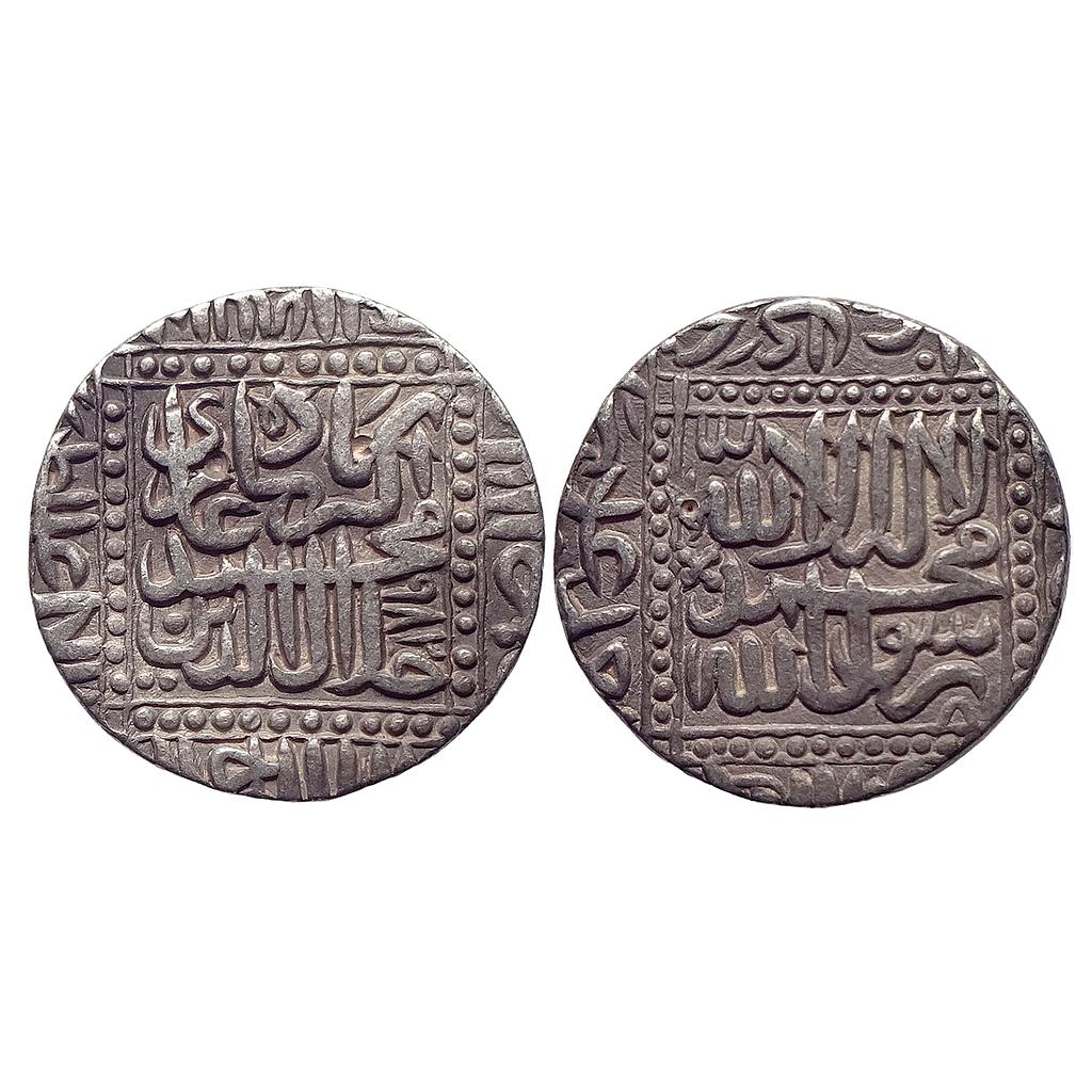 Mughal Akbar Ahmadabad Mint Silver Rupee