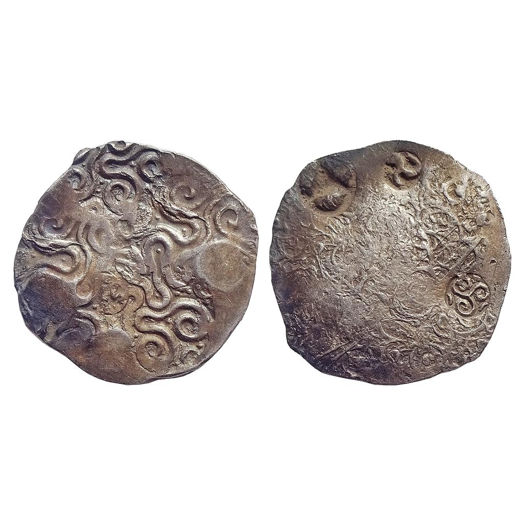 Ancient, Archaic Series PMC, Dakshina Panchala Mahajanapada, Silver Vimshatika, Sambhal district of western UP region