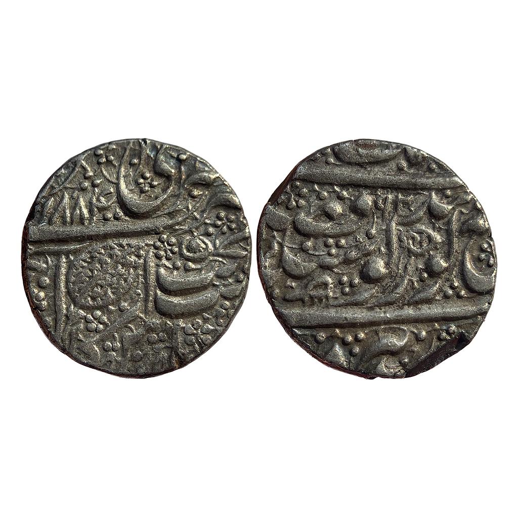 IK Sikh Empire Ranjit Singh VS 1884 Amritsar Mint NanakShahi couplet Silver Rupee