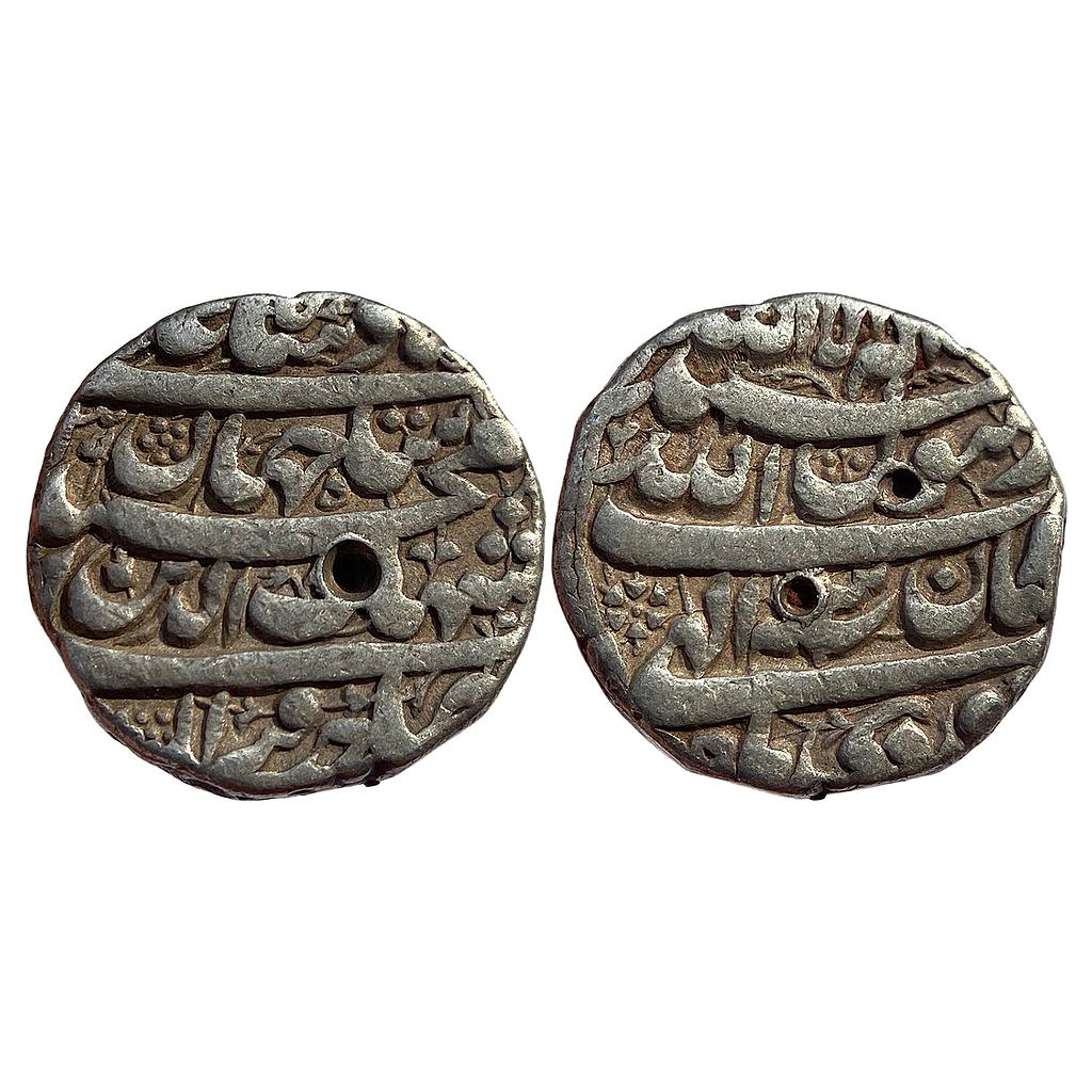 Mughal Shah Jahan Multan Mint Ilahi Month Di Capricon Silver Rupee