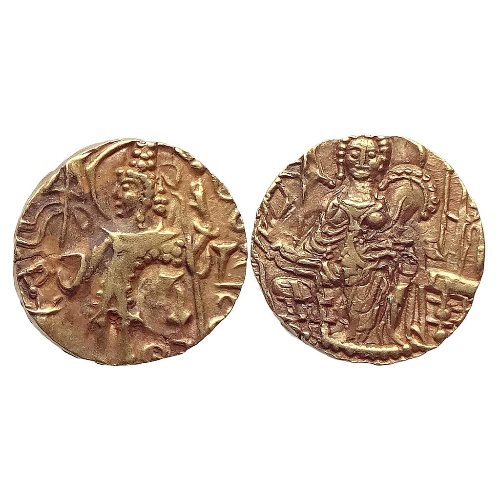 Ancient Kushana Bhadra Gold Dinara