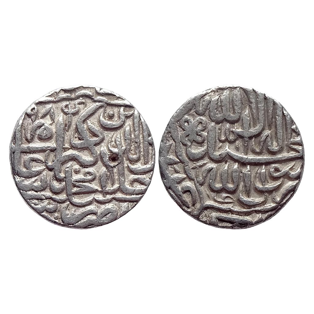 Mughal Akbar Jaunpur Mint Silver Rupee