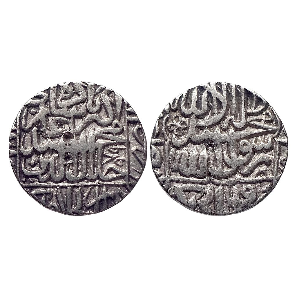Mughal Akbar Dar-ul-Khilafat Agra Mint Silver Rupee