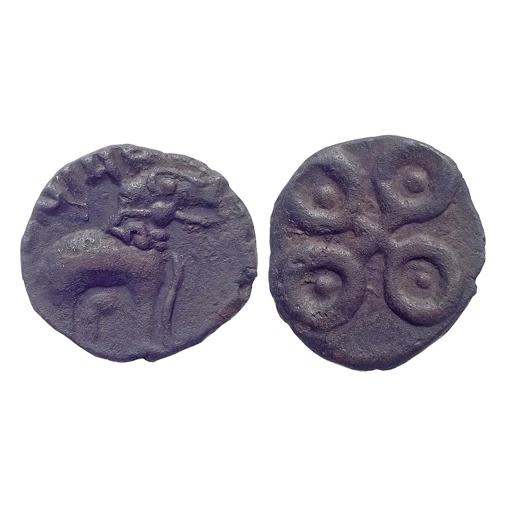 Ancient Satavahanas Siri Pulumavi ’Tarhala Hoard’ Type Copper Karshapana