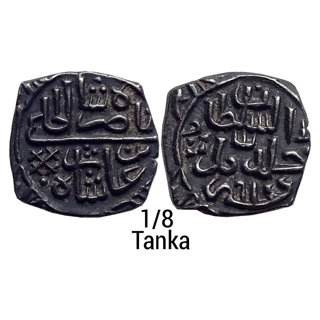 Malwa Sultan Nasir Shah Silver 1/8 Tanka