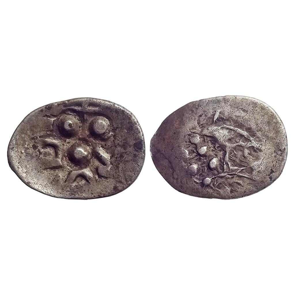 Early Medieval India Dynasty Pre-Islamic Hunnic Rulers Silver Dramma