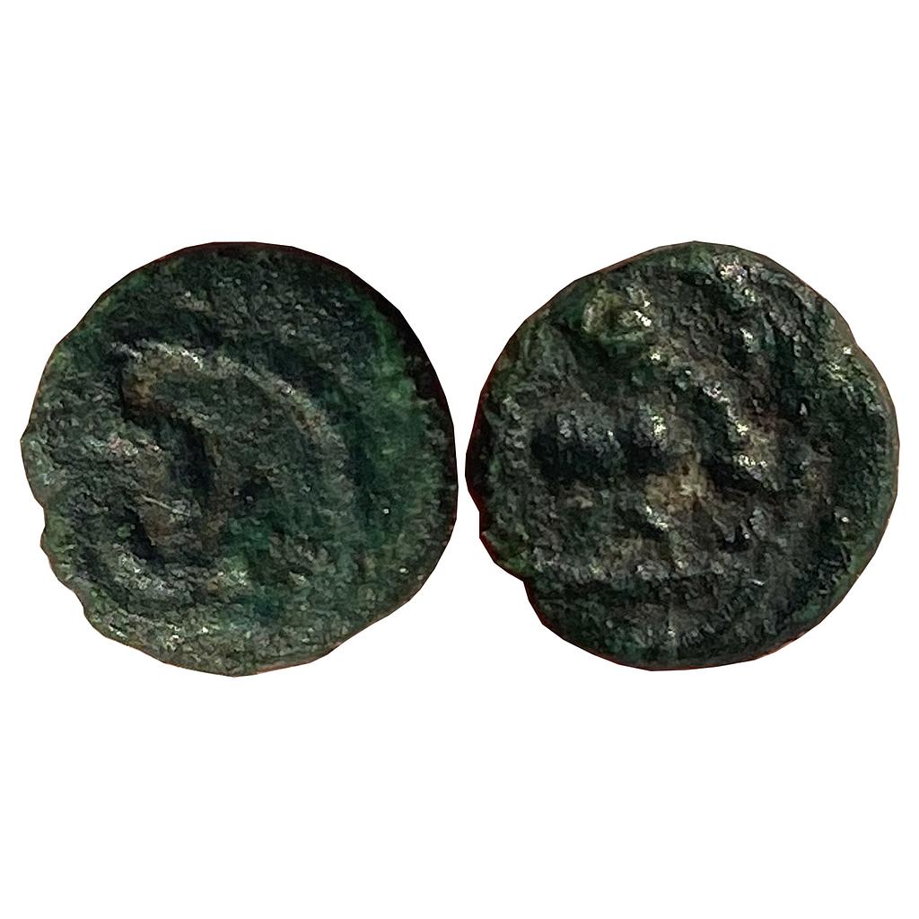 Ancient Gupta Dynasty Kumaragupta I Copper Fractional Unit