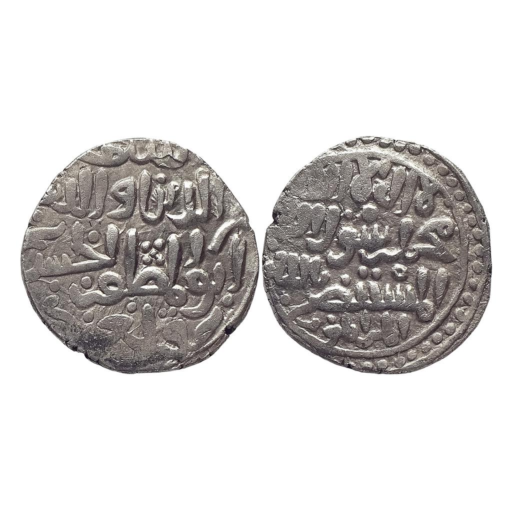 Qarlughid Saif Al-Din Hasan Qarlugh NM ND Silver Tanka