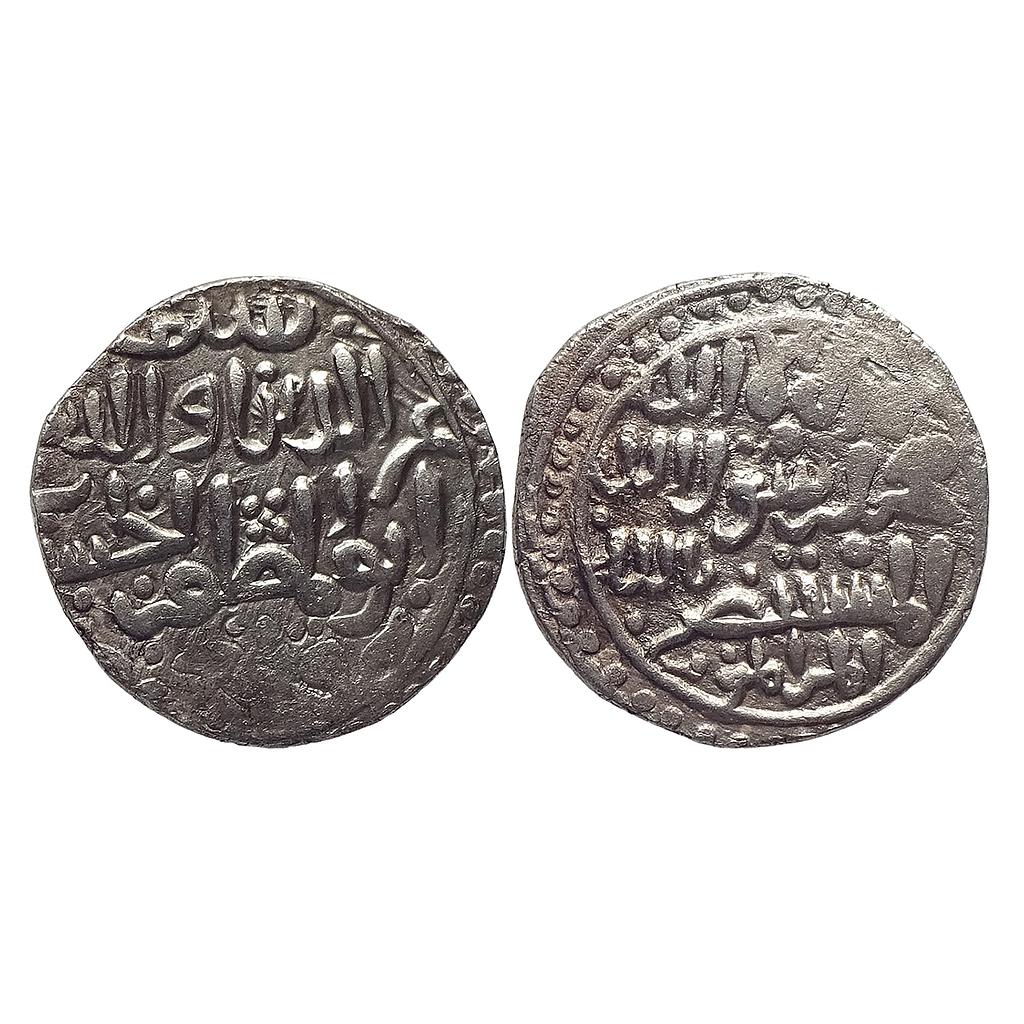 Qarlughid Saif Al-Din Hasan Qarlugh NM ND Silver Tanka