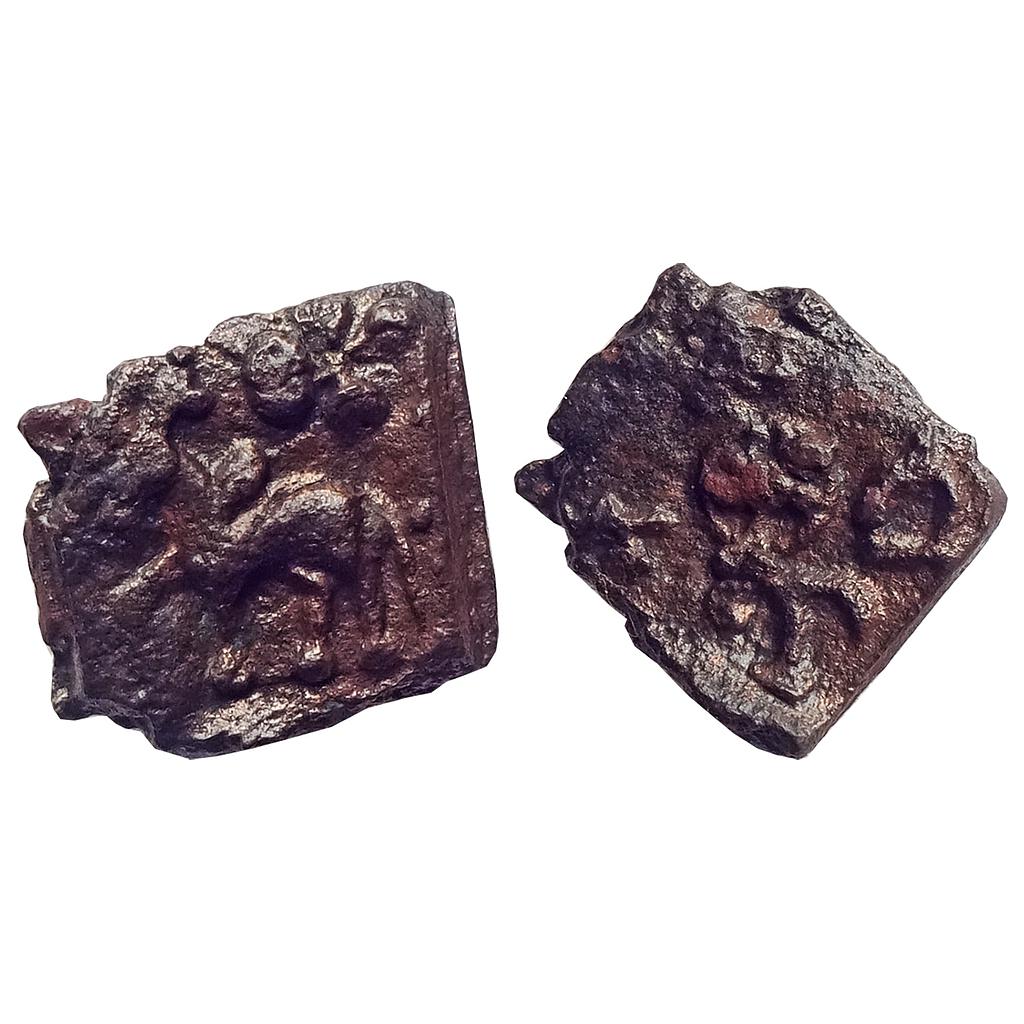 Ancient, City State, Issue Kosambiya (moder name Kaushambi), Cast Copper