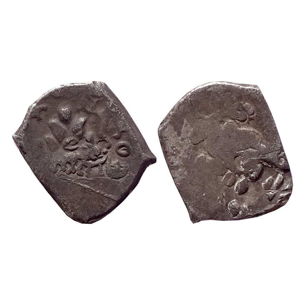 Ancient Saurashtra Janapada Silver 1/4 Karshapana